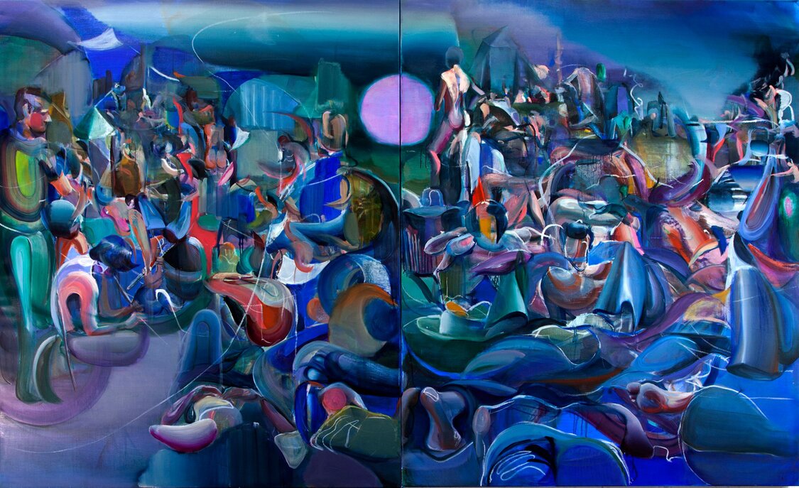 2025 - oil on linen - 280 x 170 cm