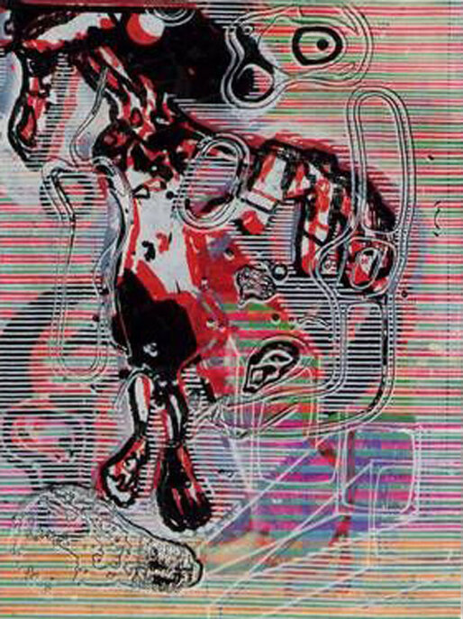 2002 - screen print on carton - edition 40+V- 100 x 70 cm