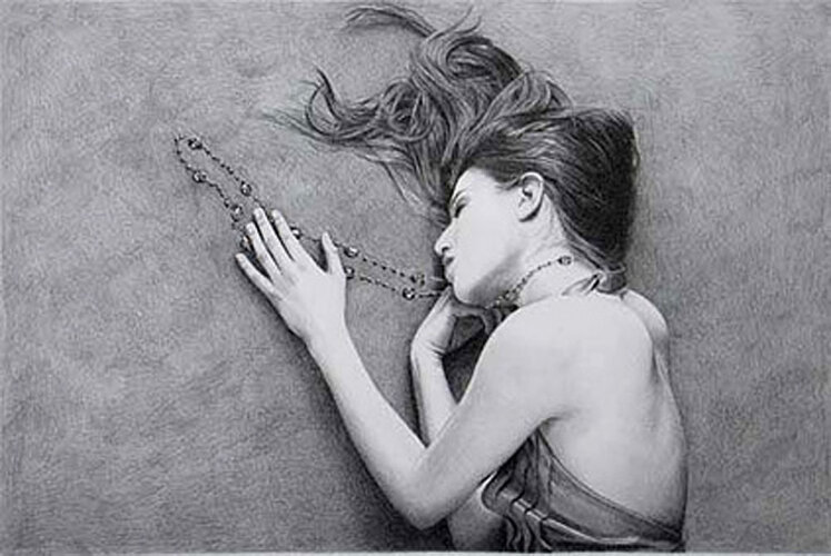 2009, Bleistift, 27 x 40 cm