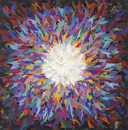 2011 - collage on canvas  - 170 x 170 cm