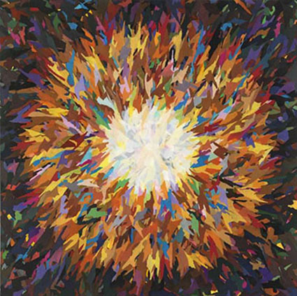 2011 - collage on canvas  - 170 x 170 cm