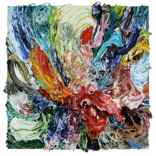 2008 - mixed media on wood -  124 x 127 x 17cm