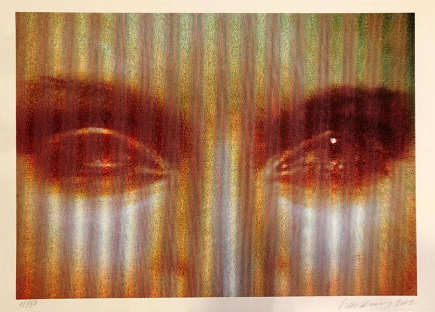 2002 - screen print on carton - edition 18/50 -  50 x 70 cm