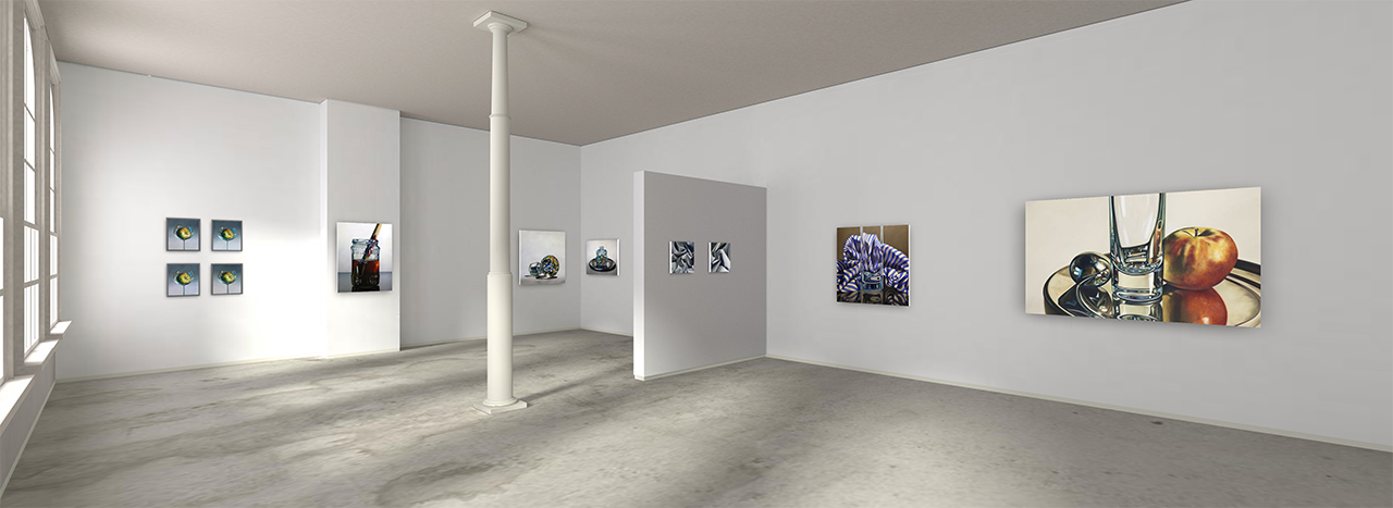 >A 3D virtual tour of Joerg Eyfferths exhibition space, allowing visitors to explore the works from different angles and perspectives.