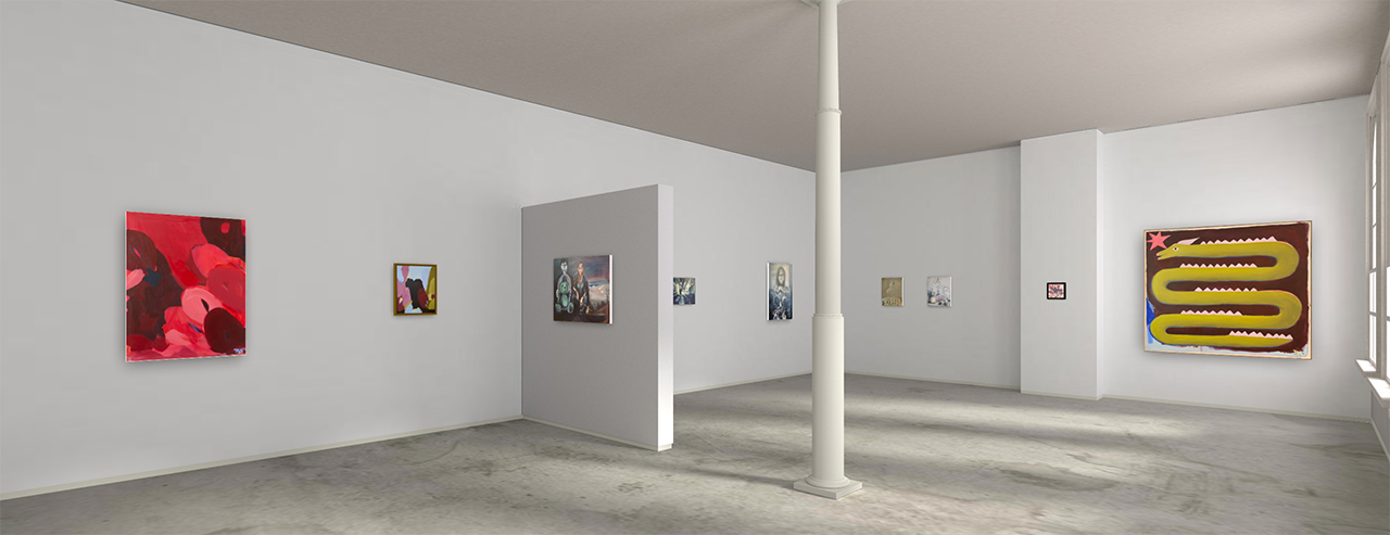 >A 3D virtual tour of Pauline T. Schulte & Leonhard Wachter exhibition space, allowing visitors to explore the works from different angles and perspectives.